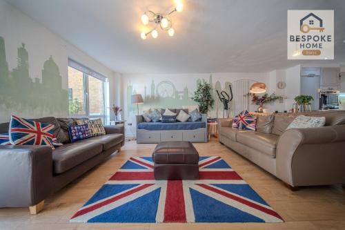 Modern 4 Bed 3 Bath House 4 Groups with FREE Parking Central London — 4-Star Luxury Hotel in London, United Kingdom