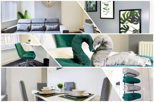 Birks House By RMR Accommodations NEW Sleeps 8 Modern Parking — 4-Star Luxury Hotel in Stoke-On-Trent, United Kingdom