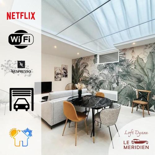 Loft Dyane Le Meridien #Parking #Lave Linge #Clim #Netflix — hotel in Charbonnieres-Les-Bains