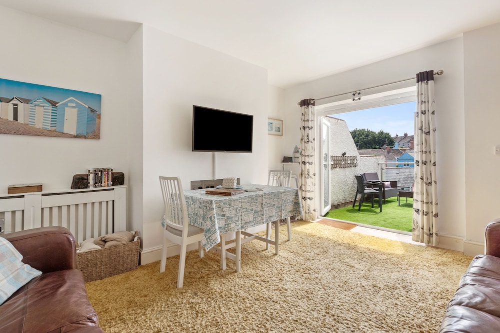 The Pennines Close to Town Beach and Shops in Tenby, United Kingdom