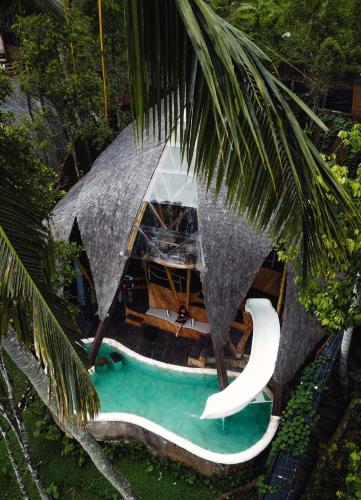 Veluvana Mountain in Sidemen, Indonesia