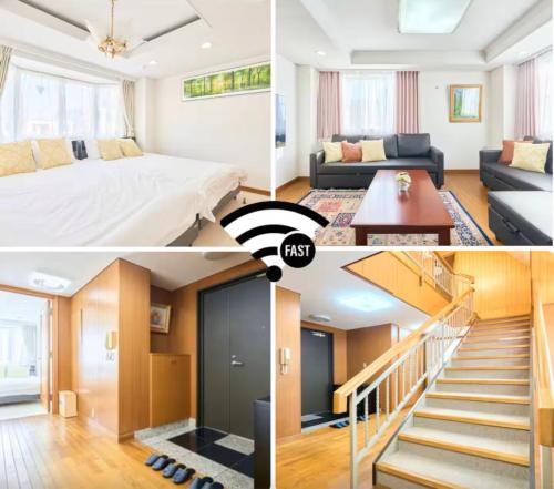 L Large 3Bedroom Luxury Condo 140sqm Max 19 PPL 7mins walk to station Elevator QuiteArea — 4-Star Luxury Hotel in Tokyo, Japan