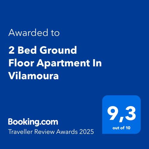 2 Bed Ground Floor Apartment In Vilamoura — 4-Star Luxury Hotel in Vilamoura, Portugal