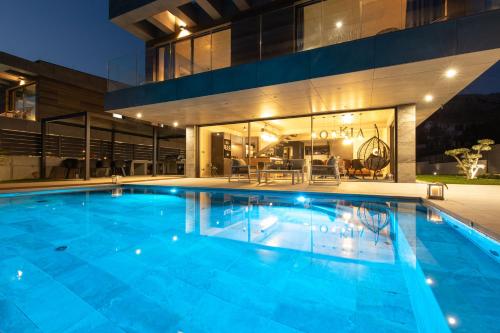 Luxury villa Lorkia with sauna and jacuzzi — 4-Star Luxury Hotel in Baska, Croatia