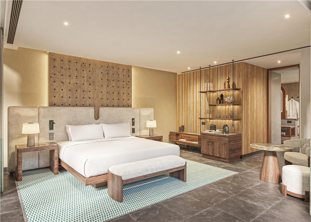 BTMXMY WELLBEING POOL VILLA BEDROOM RENDER