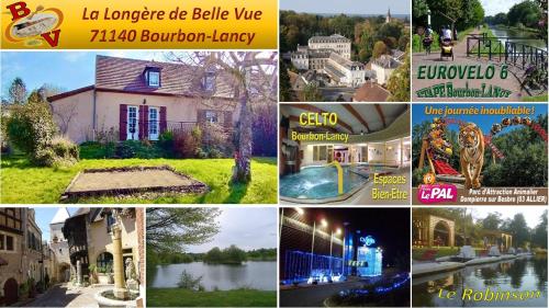 Les Longeres de Belle Vue a 30' du Parc de Loisir du Pal — hotel in Bourbon-Lancy