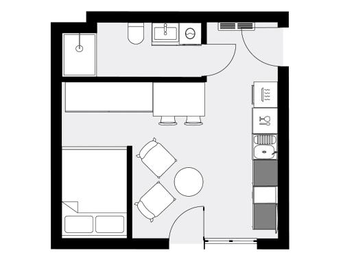 Urabn Apartments Studio With Garden No 2A Chorzów Katowice Free Private Parking Self Check In — 4-Star Luxury Hotel in Chorzow, Poland