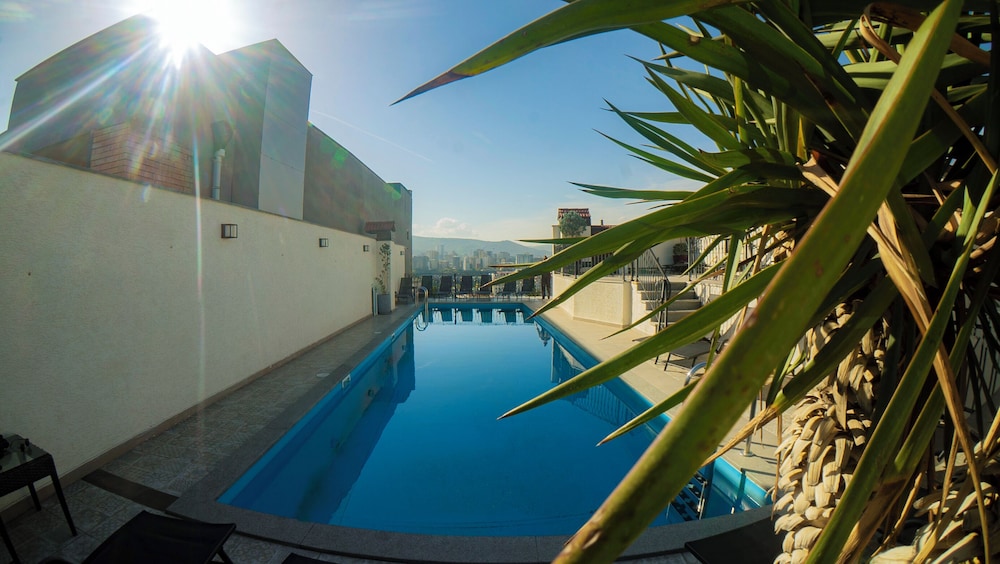 Rooftop pool