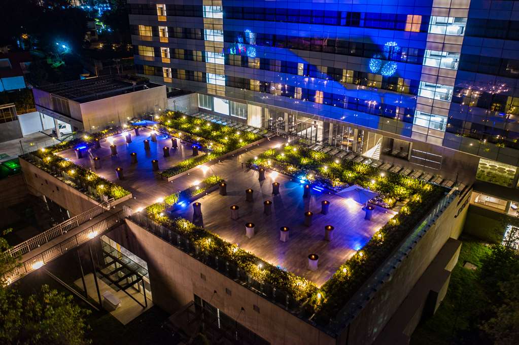 TERRACES AERIAL VIEW NIGHT