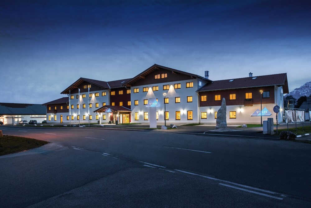 Hotel Front - Evening/Night