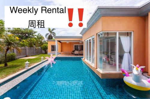 New Modern Thai 4Br Pool Villa In Pattaya Not A Hotel — hotel in Nong Prue