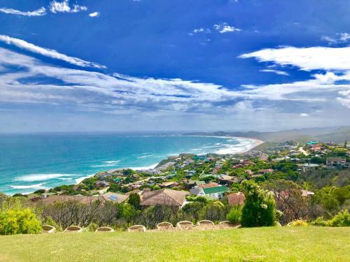 Garden Route spectacular view over Indian Ocean in Knysna, South Africa
