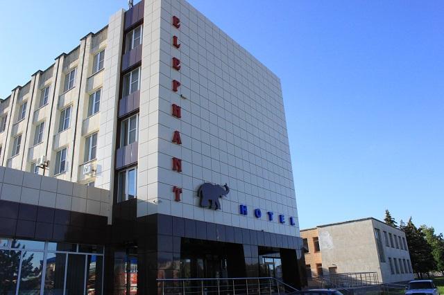 Elephant in Kanevskaya, Russia