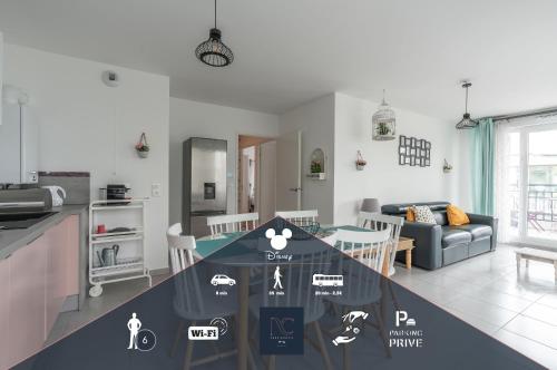 Disneyland Paris 6pers Netflix Wi fi Parking in Montevrain, France
