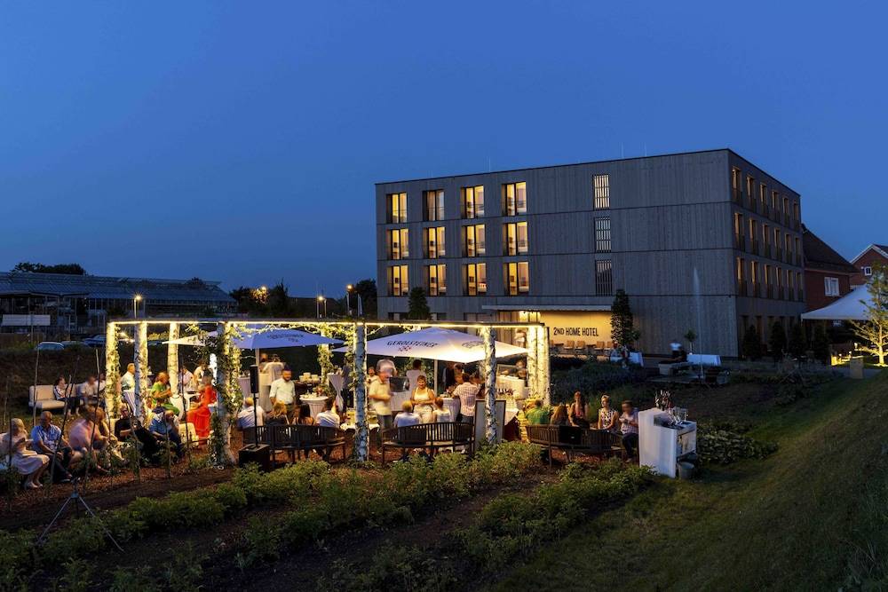 Front of property - evening/night