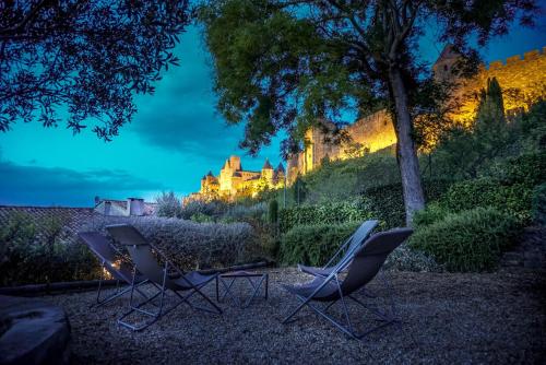Sous les courtines in Carcassonne, France