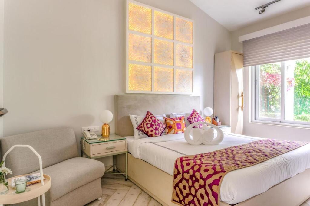 StayVista's Le Sutra Great Escapes Geometrica Artistic Rooms Mountain View Pool and Gazebo Retreat