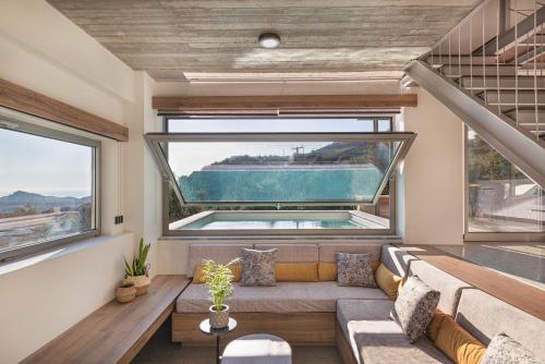 New Modern Villa Domus Rodia with Private Pool & Bbq 4km From Nearest Beach — 4-Star Luxury Hotel in Agios Vasileios, Greece