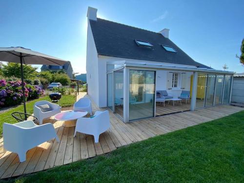 En vacances Simone in Plurien, France