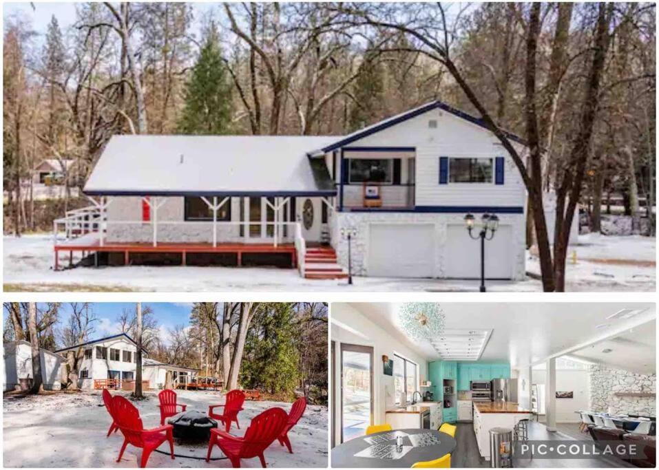 Modern LakeHouse Sleeps 20 Hot Tub Games Fire Pit in Oakhurst, United States