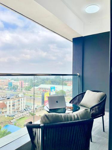 Elegant classy executive apartment with amazing breathtaking city views swimming pool fully equipped gym and modern finishings which whispers comfort and luxury