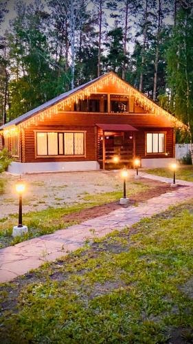Forest and Lake in Borovskoy, Kazakhstan
