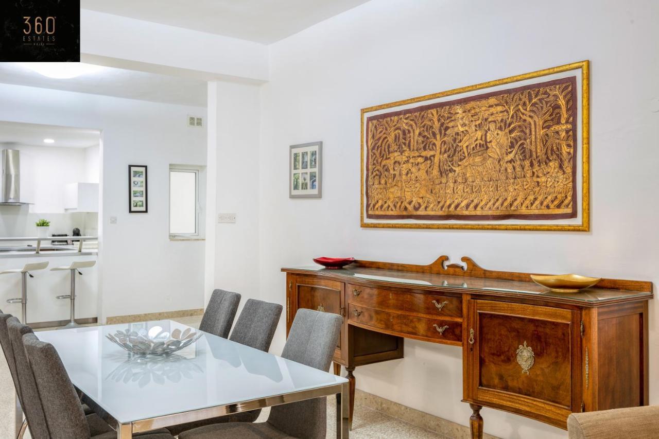 Tower Road seafront home with 3BR & Working Space by 360 Estates in Sliema, Malta