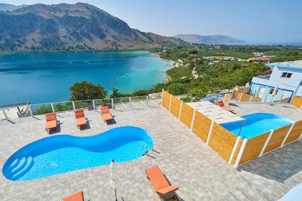 Stunning Lake Kournas Retreat 2 New Private Pool in Georgioupolis, Greece