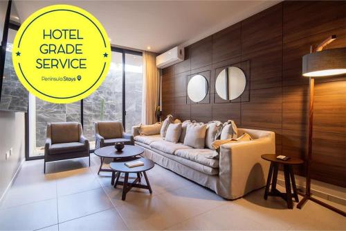 Peninsula Stays 2 Br Designer Apartment & 200 Mb Fast Wifi New Listing — 4-Star Luxury Hotel in Merida, Mexico