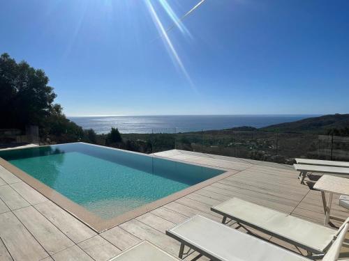 Villa with Private Pool Amazing Sea Panorama And Private Garden — 4-Star Luxury Hotel in Domus De Maria, Italy