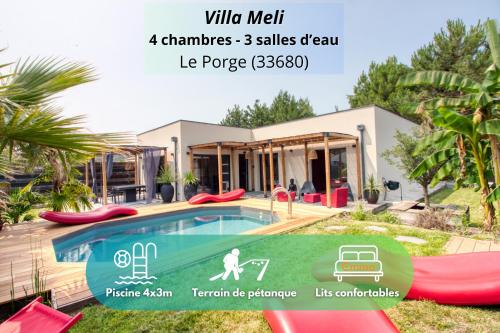 Villa Meli Le Porge : La Plage Le Ge — 4-Star Luxury Hotel in Le Porge, France