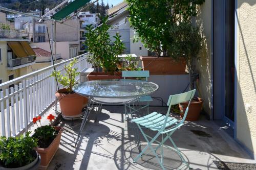 Sunbathed Balcony Philopappou View — 4-Star Luxury Hotel in Athens, Greece