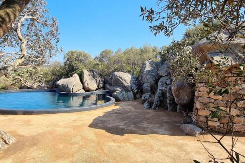 Lettu di Ita Spectacular Gallura Stazzu with sea view and pool in Santa Teresa Gallura, Italy