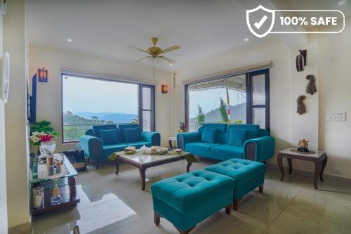 SaffronStays Summer Estate 3BR hill view villa with verandah farm dining treks & live BBQ under starry skies — 4-Star Luxury Hotel in Kasauli, India