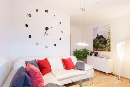 Wohnung mit Blick auf die Zitadelle Petersberg 3 Zimmer — 4-Star Luxury Hotel in Erfurt, Germany