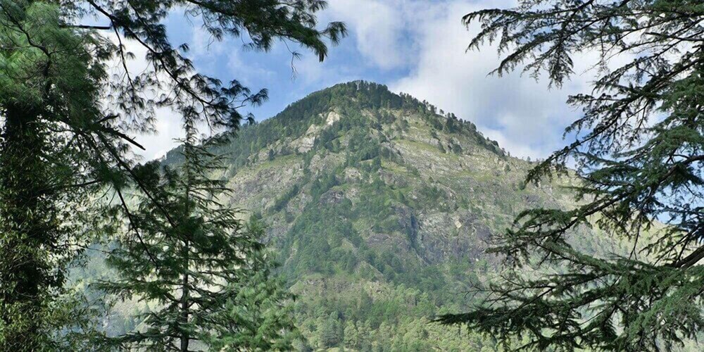 Parvati Kuteer in Kulu, India