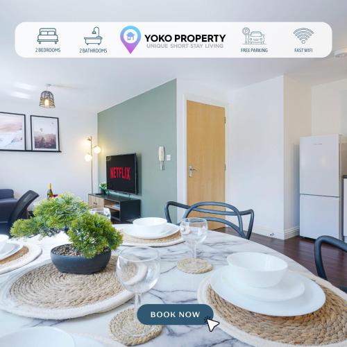 Beautiful Apartment Close to City Centre Free Parking Fast Wifi SmartTV with Sky TV and Netflix by Yoko Property — 4-Star Luxury Hotel in Northampton, United Kingdom