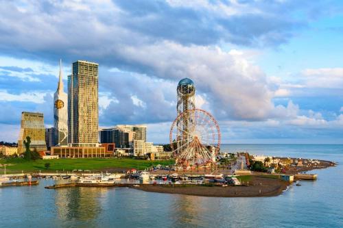 Travels In Batumi At Orby Beach Tower.3115