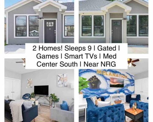 2 Homes Sleeps 9 Gated Parking Near NRG — 4-Star Luxury Hotel in Houston, United States
