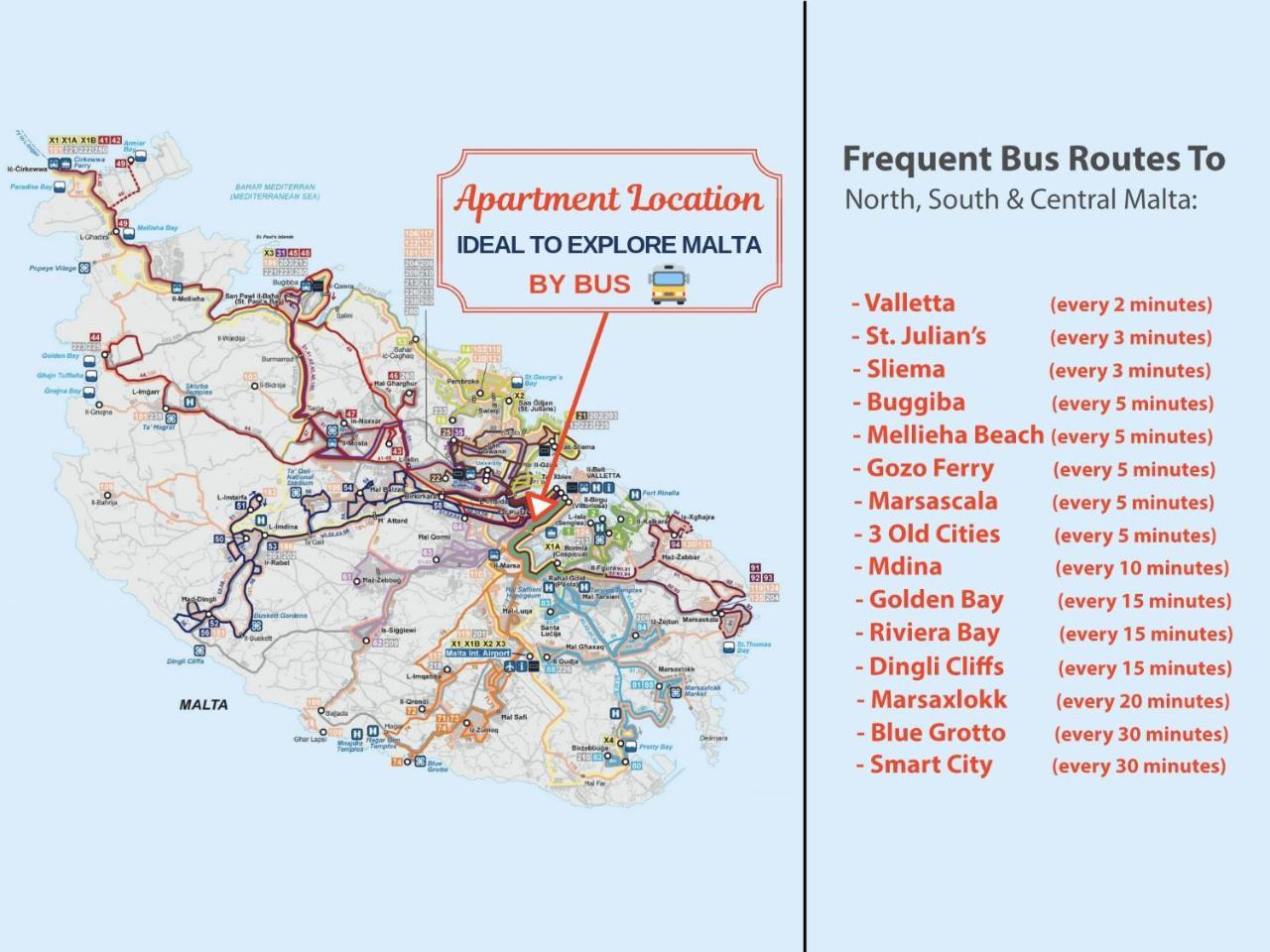 Central Rooms Near Valletta & Sliema Best Bus Lines — Hamrun — photo 4