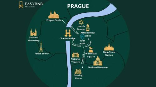Charming 2bedroom OLD TOWN apartment — 4-Star Luxury Hotel in Prague, Czech Republic