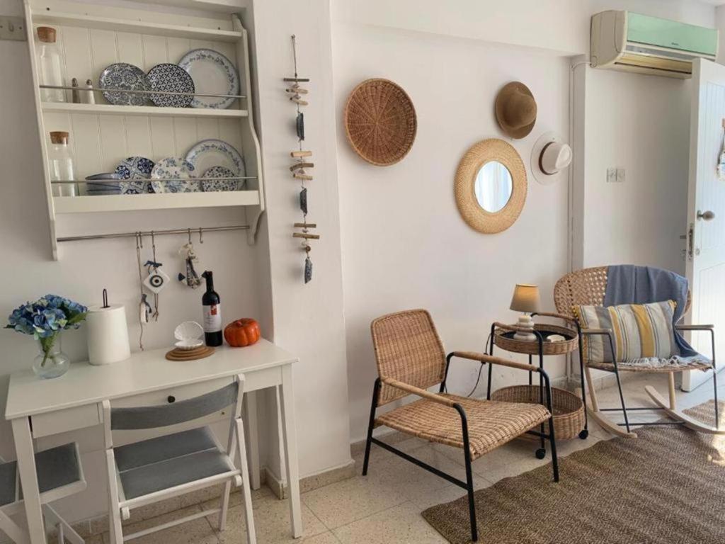 Boho Greek Haven with Orange Grove Views Near Beach