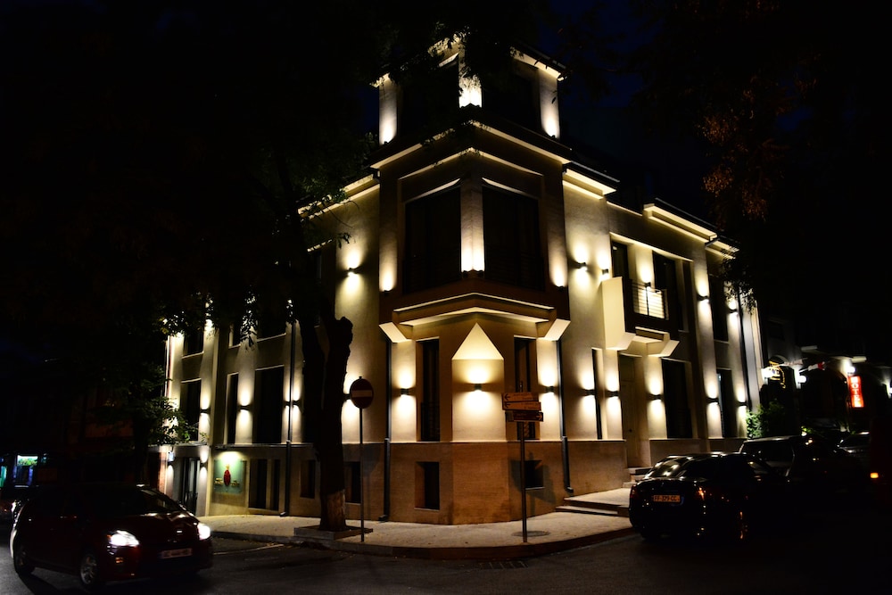 Hotel Front - Evening/Night