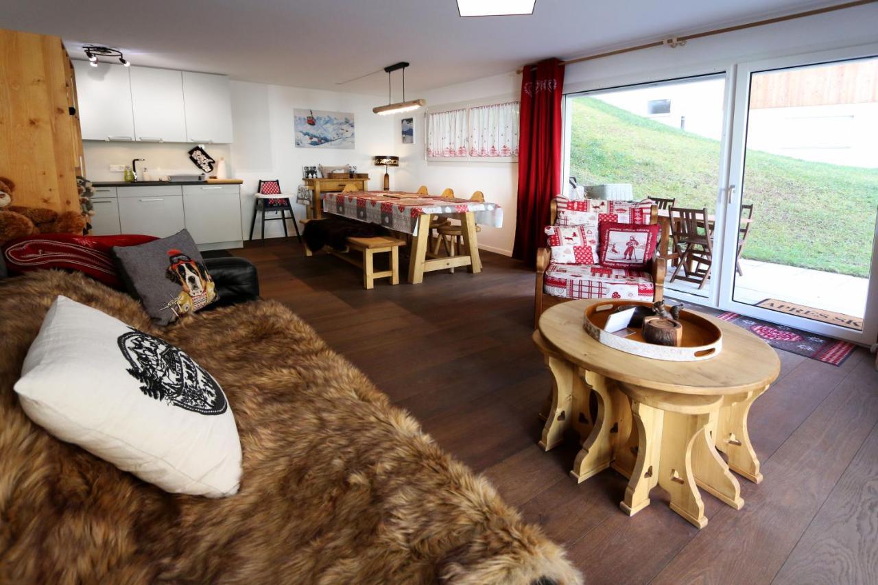 Perrine Garden Cozy Central Apartment with Private Garden — 4-Star Luxury Hotel in Saas-Fee, Switzerland