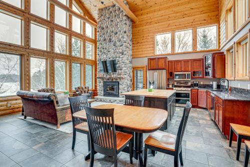 Lakefront Gem w Dock & Views in Lac Du Flambeau in Lac Du Flambeau, United States