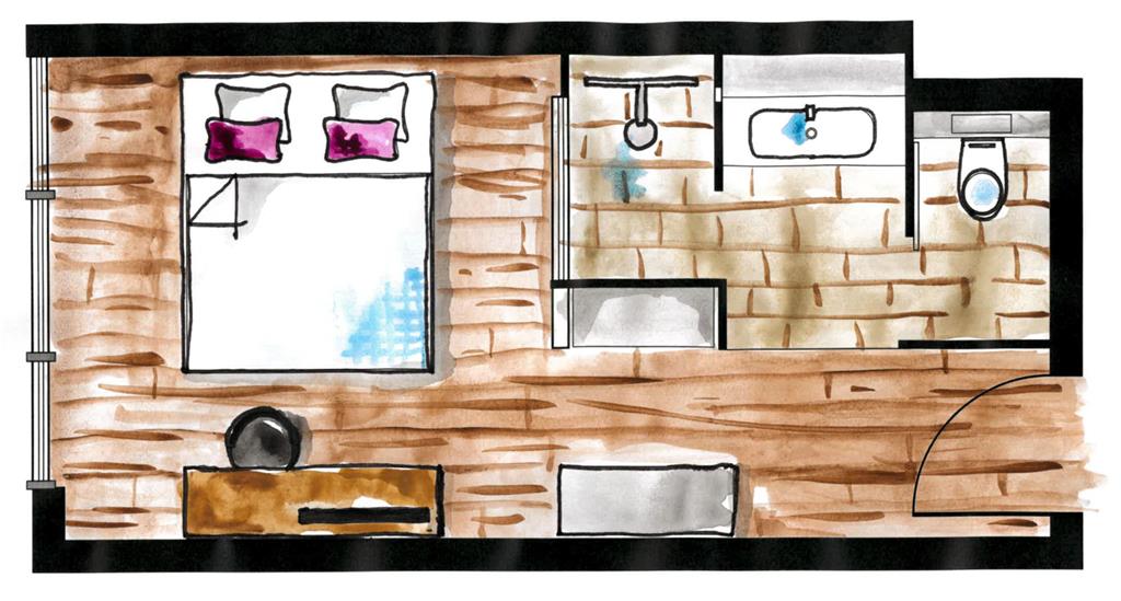 Floorplan Classic Room