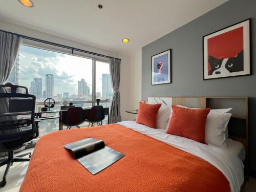Stylish 2BR City View BTS St.Louis Ultra Fast Wifi