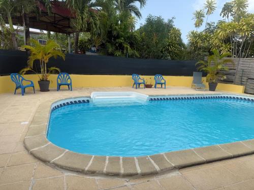 La citronnelle in Sainte-Anne, Guadeloupe