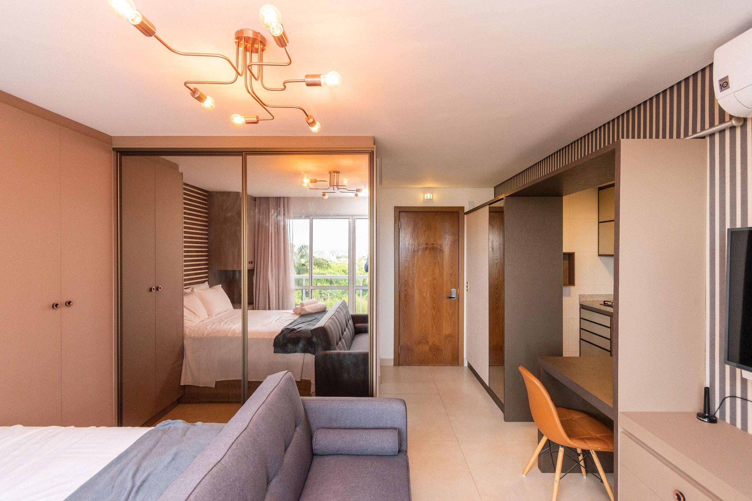 Flat no Setor Bueno Edifício The Expression Wi fi garagem varanda TH710 - last minute hotel in Goiania
