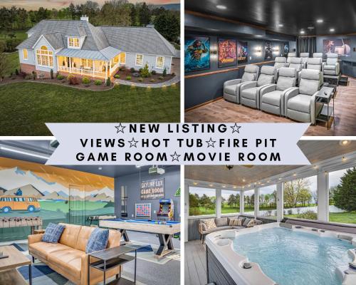 Amazing House Movie & Game Room Hot Tub Fire Pit & Golf Course — 4-Star Luxury Hotel in Luray, United States